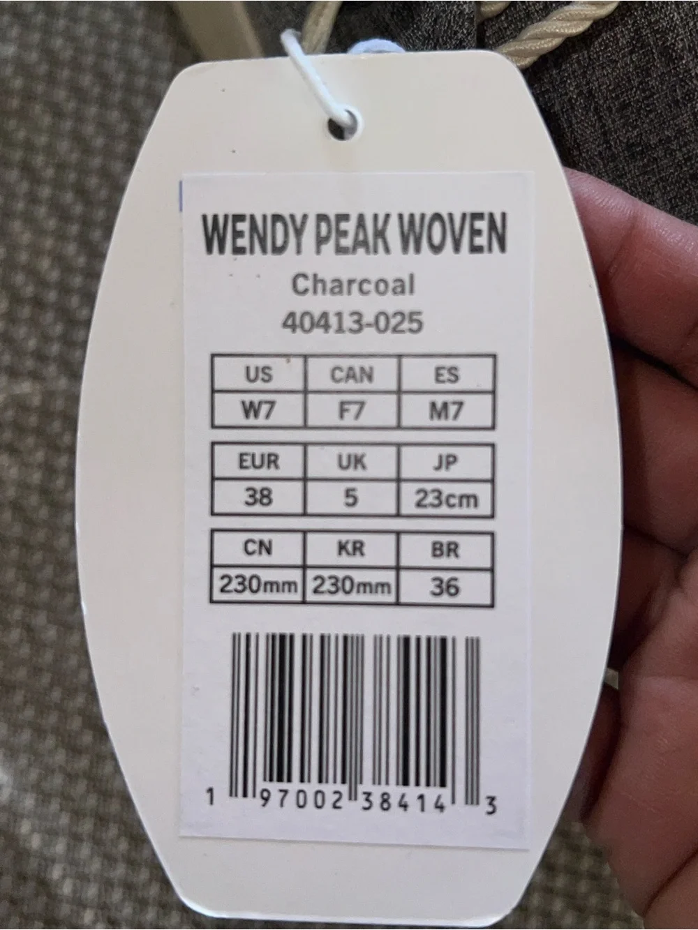 Hey Dude Wendy Peak Woven - Charcoal